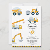 Modern Stop de verkeersconstructie 1e verjaardag Kaart (Voorkant)