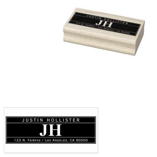 Modern Stout Professioneel | Retouradres Rubberstempel (Gestempeld)