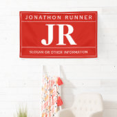 Modern Stout Professioneel | Rood & Wit Spandoek (Insitu)