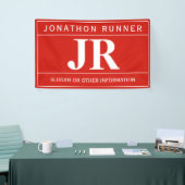 Modern Stout Professioneel | Rood & Wit Spandoek (Beurs)