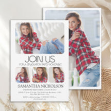 Modern strak 5-foto afstudeerfeest