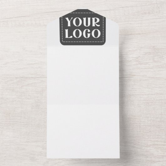 Modern, strak, ophisticated &  all in one uitnodiging (Binnen)