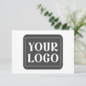 Modern, strak, ophisticated &  bedankkaart (Staand voorkant)