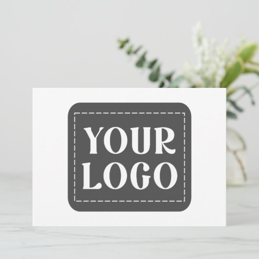 Modern, strak, ophisticated & bedankkaart (Staand voorkant)