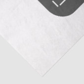 Modern, strak, ophisticated &  tissuepapier (Detail)