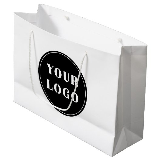 Modern, Strak, stijlvol, & Aanpasbaar Groot Cadeauzakje (Voorkant Gekanteld)