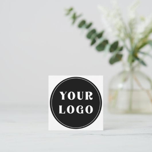 Modern, Strak, stijlvol & Aanpasbaar Informatiekaartje (Staand voorkant)