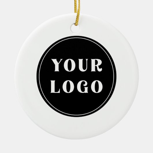 Modern, Strak, stijlvol, & Aanpasbaar Keramisch Ornament (Voorkant)
