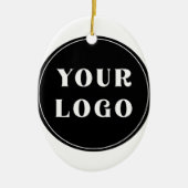 Modern, Strak, stijlvol, & Aanpasbaar Keramisch Ornament (Voorkant)