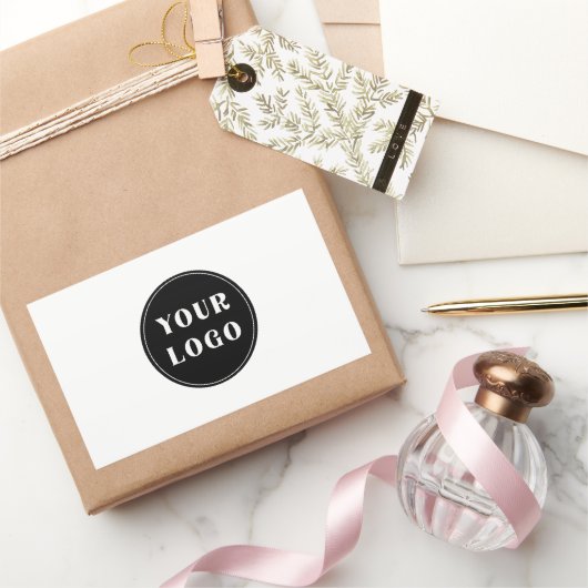 Modern, Strak, stijlvol, & Aanpasbaar Rechthoekige Sticker (Geschenken)