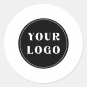 Modern, Strak, stijlvol & Aanpasbaar Ronde Sticker (Voorkant)