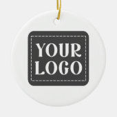 Modern, Strak, Verfijnd & Aanpasbaar Keramisch Ornament (Voorkant)