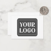 Modern, Strak, Verfijnd & Aanpasbaar Notitiekaartje (Voorkant / Achterkant in situ)