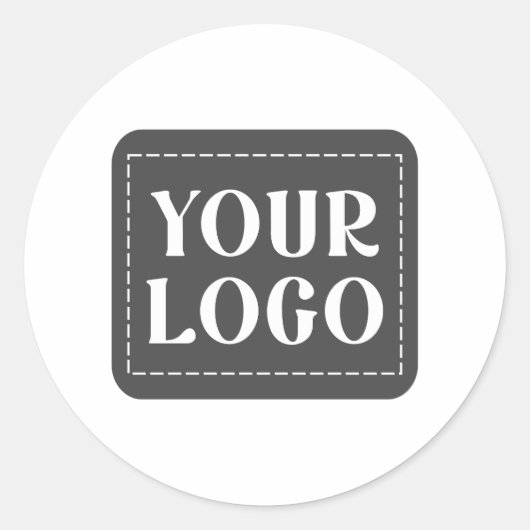 Modern, Strak, Verfijnd & Aanpasbaar Ronde Sticker (Voorkant)
