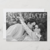 Modern. Strakke & Klassieke Bewaar de Datum Save The Date (Voorkant)
