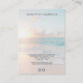 Modern strand 3 paren van Stud Earring Display Visitekaartje (Achterkant)