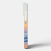 Modern strand oceaan tropisch monogram Case-Mate iPhone case (Achterkant / Links)