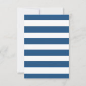 Modern strand thema bruiloft RSVP kaartje (Achterkant)