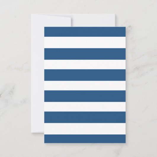 Modern strand thema bruiloft RSVP kaartje (Achterkant)