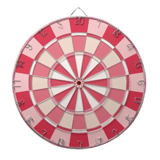 Modern Strawberry Pink Dartbord (Voorkant)