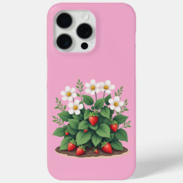 Modern Strawberry Plant iPhone/iPad Case