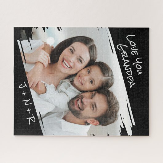 Modern Street Art voegt je fotoliefje toe Legpuzzel (Horizontaal)