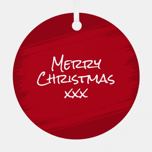 Modern Street Art voegt je foto's toe Metalen Ornament (Achterkant)