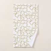 Modern Streetstyle Glam With Gold Chains Bad Handdoek (Handdoek)