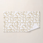 Modern Streetstyle Glam With Gold Chains Bad Handdoek (Handdoek)