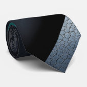 Modern Strength - negro carbón, azul marino y gris Stropdas (Opgerold)