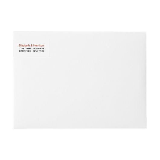 Modern String Lights, Red & Gold Wedding (Voorkant)