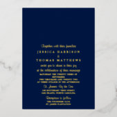 Modern String Lights Wedding Real Folie Uitnodiging (Voorkant)