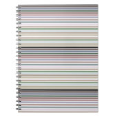 Modern Stripe Design Notitieboek (Voorkant)