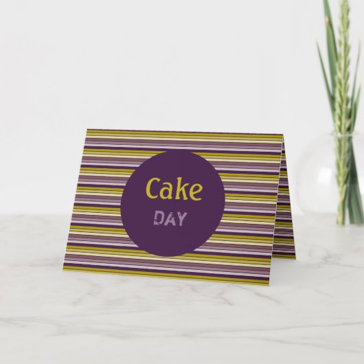 Modern Stripe Designer Paper Kaart (Voorkant)