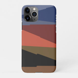 Modern Stripe Kleurrijke Regenboog driehoek patroo iPhone 11Pro Hoesje