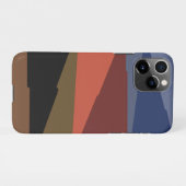 Modern Stripe Kleurrijke Regenboog driehoek patroo iPhone Hoesje (Achterkant horizontaal)