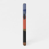 Modern Stripe Kleurrijke Regenboog driehoek patroo iPhone Hoesje (Rechterkant)