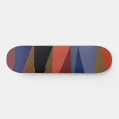 Modern Stripe Kleurrijke Regenboog driehoek patroo Persoonlijk Skateboard (Horizontaal)