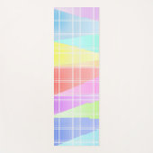 Modern Stripe Kleurrijke Regenboog driehoek patroo Yogamat (Voorkant)