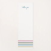 Modern Stripe Yogamat (Voorkant)