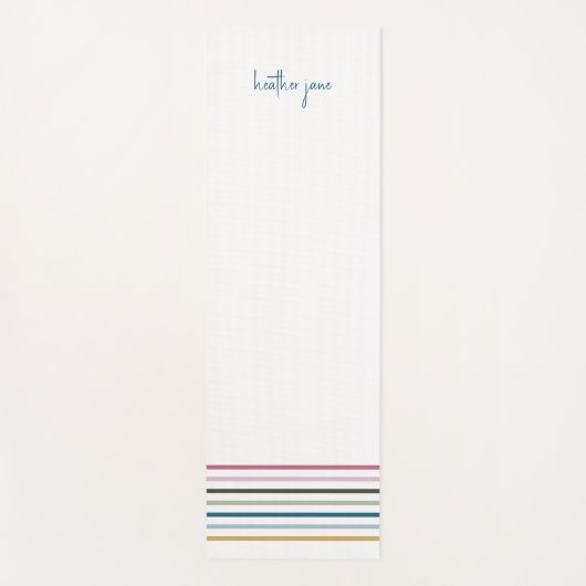 Modern Stripe Yogamat (Voorkant)