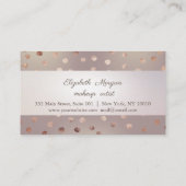 Modern, Striped, Dotted Loyalty-kaart Klantenkaartje (Achterkant)