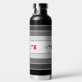 Modern Striped HYDRATE Waterfles (Rechts)