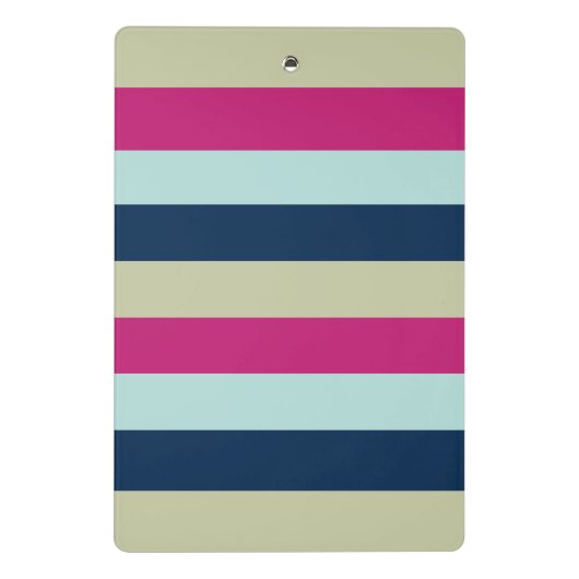 Modern Striped Mini Klembord (Achterkant)
