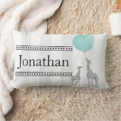 Modern Stripes en Giraffes Kwekerij Kussen (Deken)