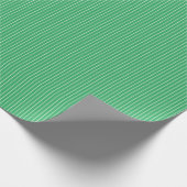 Modern Stripes Groen en Wit Inpakpapier (Hoek)