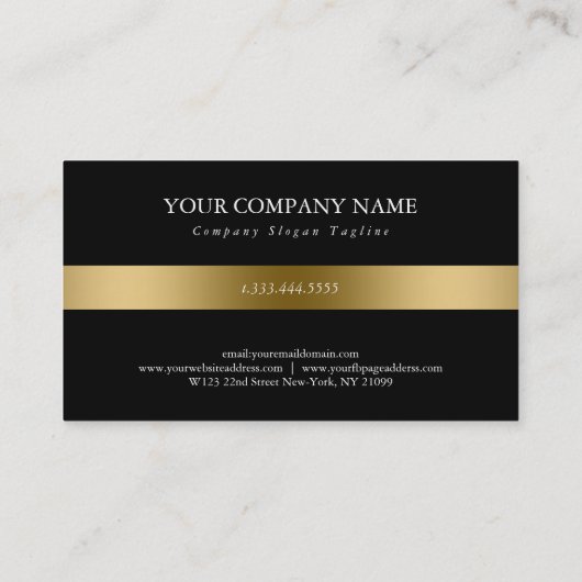 Modern Stripes Visitekaartje (Achterkant)