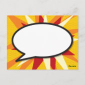 Modern Strips Boek BOOM Bewaar de Datum Briefkaart (Achterkant)