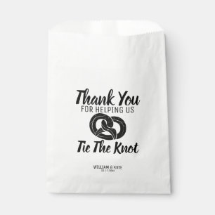 Modern Stropdas de Knoop Pretzels Behandelen Bedan Bedankzakje