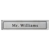 Modern style desk decoration, Office warming gift Naambordje (Voorkant)